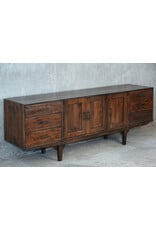 CAB692 Mid Centry Sdbrd 3dr 6drw 78x18x29