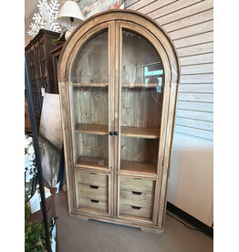 VIT 95 Julia Curved 6 drw Hutch 38 × 14 × 74 in