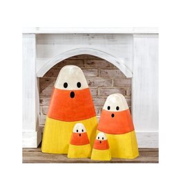 METAL CANDY CORN DECOR - SM