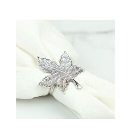 SILVER LEAF NAPKIN RING