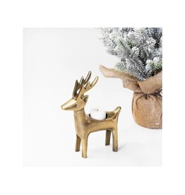 6.5" REINDEER TEA LIGHT HOLDER
