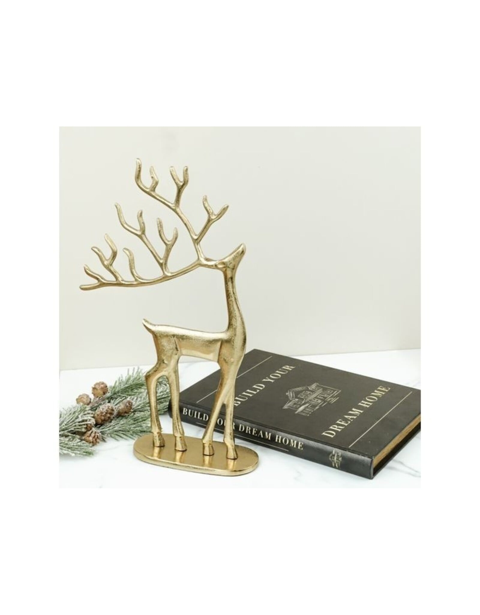 16" GOLD REINDEER