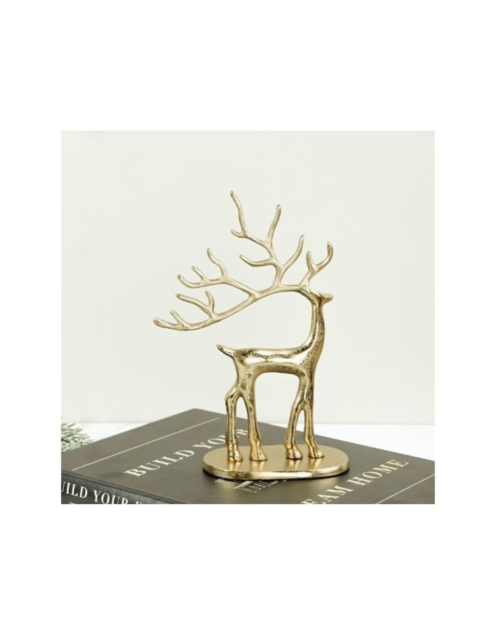 10" GOLD REINDEER