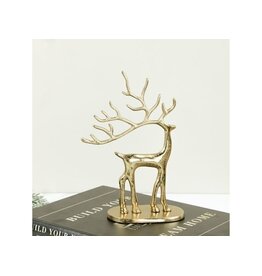 10" GOLD REINDEER