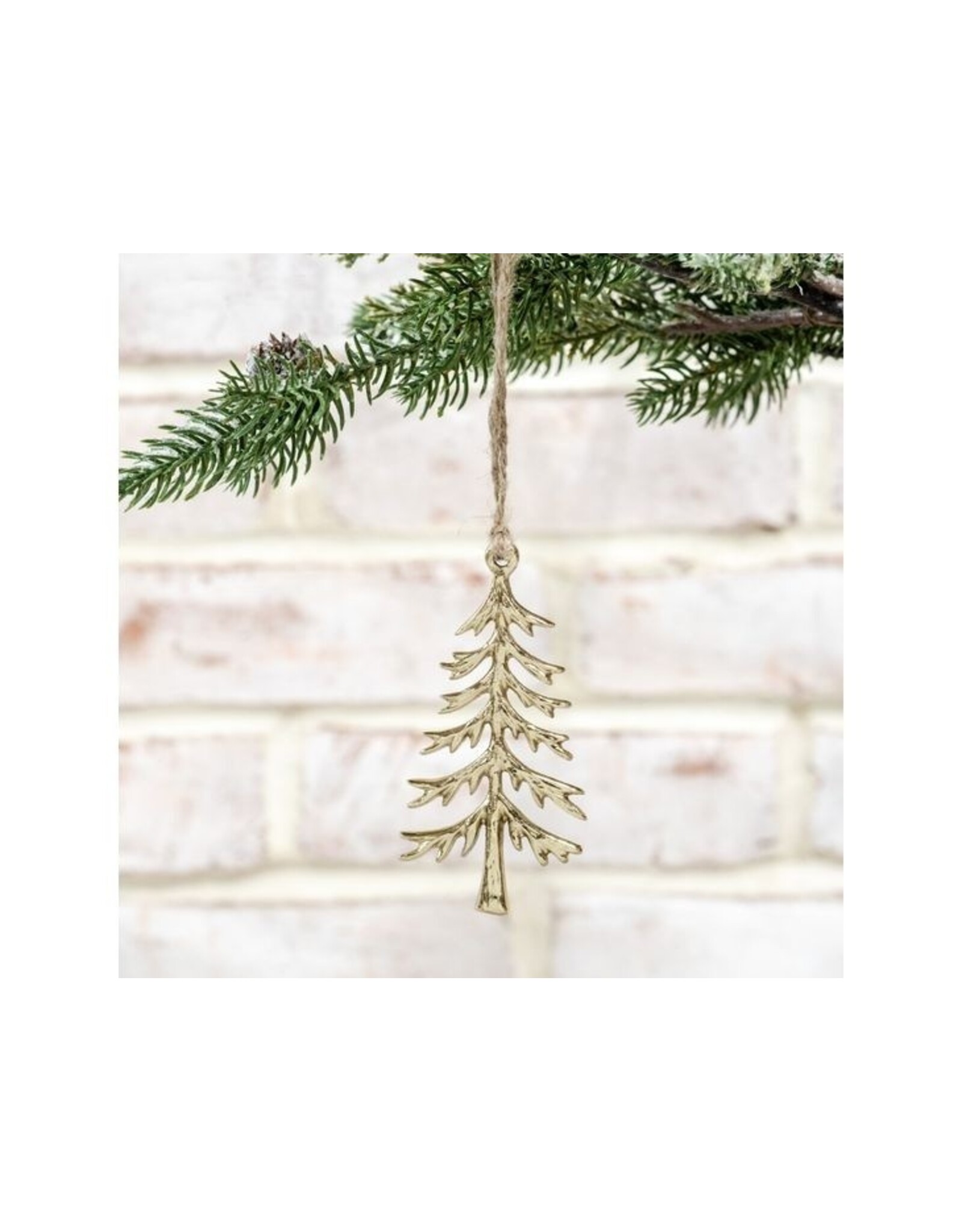 3.9" GOLD TREE ORNAMENT