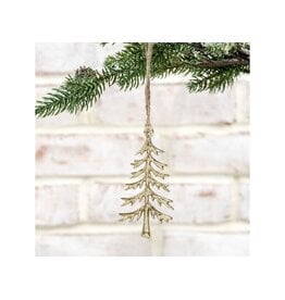 3.9" GOLD TREE ORNAMENT