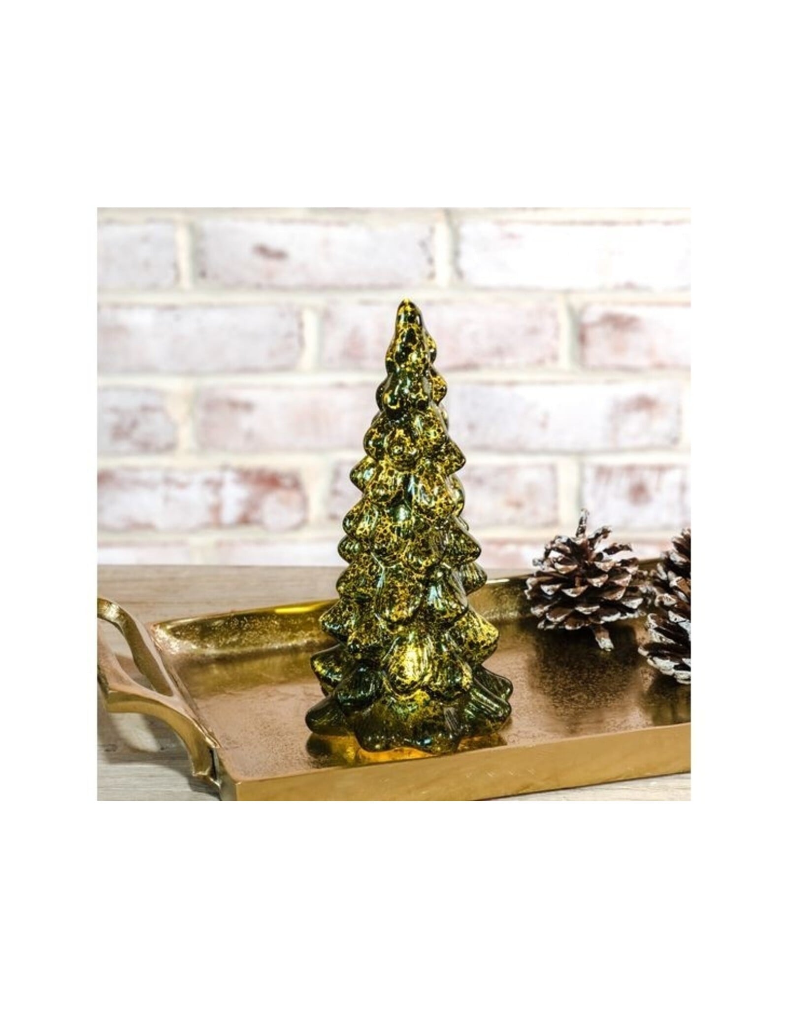 8"H LED EVERGREEN TREE