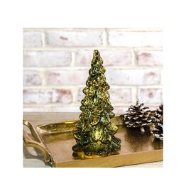 8"H LED EVERGREEN TREE