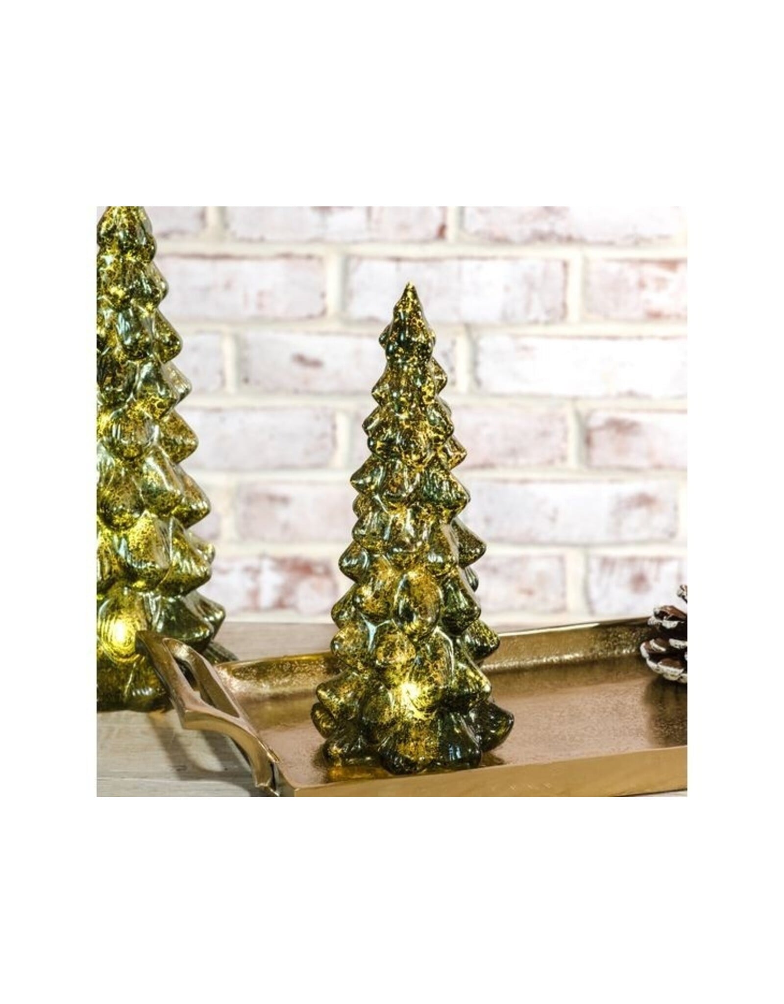 9.8"H LED EVERGREEN TREE