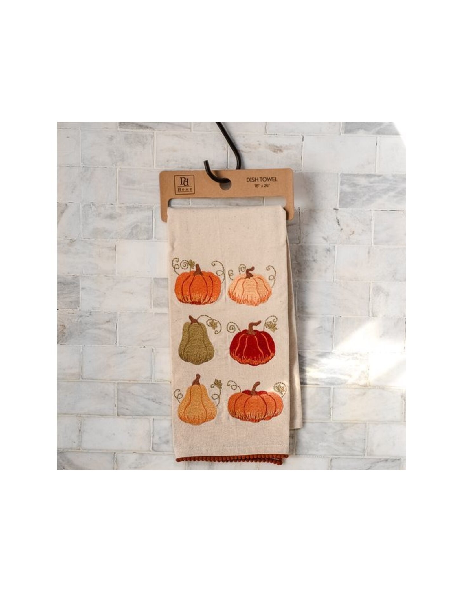 26" AUTUMN PUMPKIN DISH TOWEL
