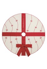 BOW EMBROIDERED TREE SKIRT