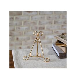 PDEN16-GOLD 7" GOLD TRIANGLE BACK EASEL