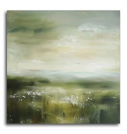 G11700 Lush I GALLERY WRAP 40x40" Mixed Media