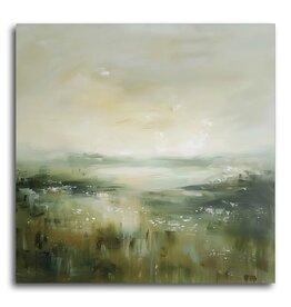 G11800 Lush II GALLERY WRAP 40x40" Mixed Media