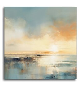 G13100 Shoreside GALLERY WRAP 40x40" Mixed Media