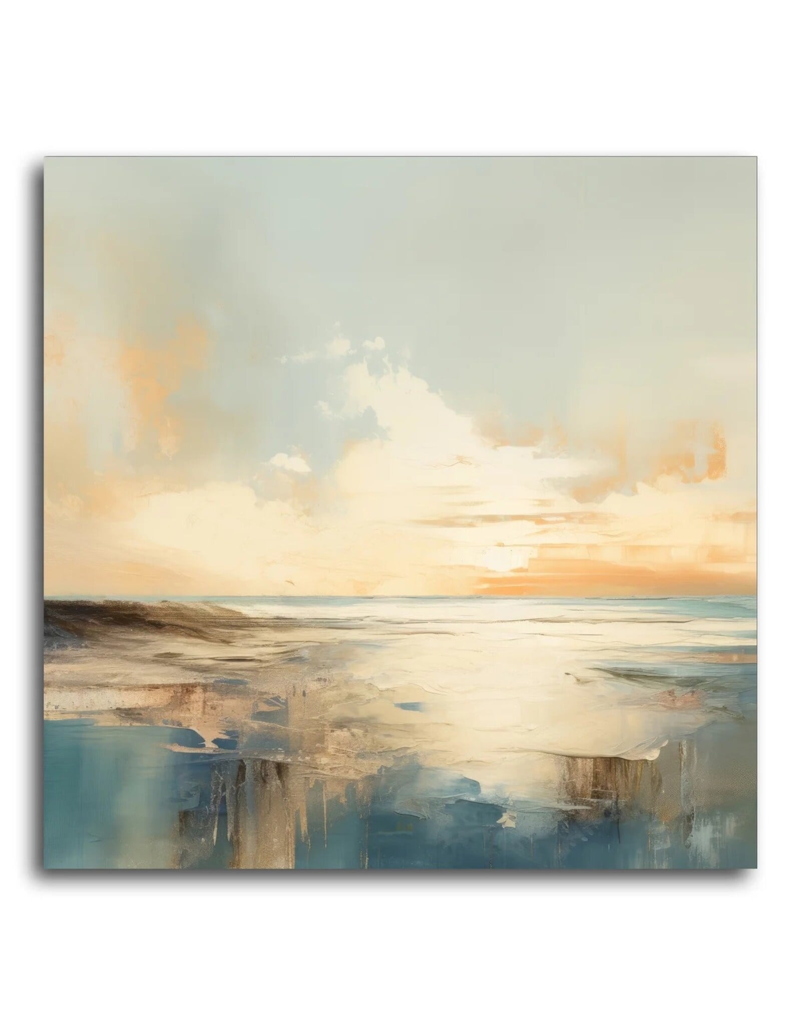 G13200 Beachfront GALLERY WRAP 40x40" Mixed Media