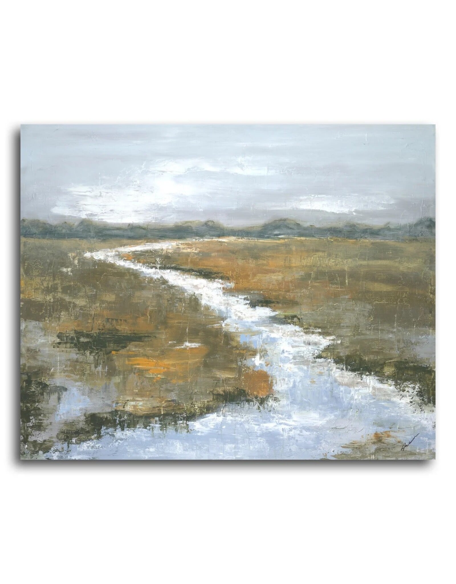 690100 Meander GALLERY WRAP 40x50" Hand Painted
