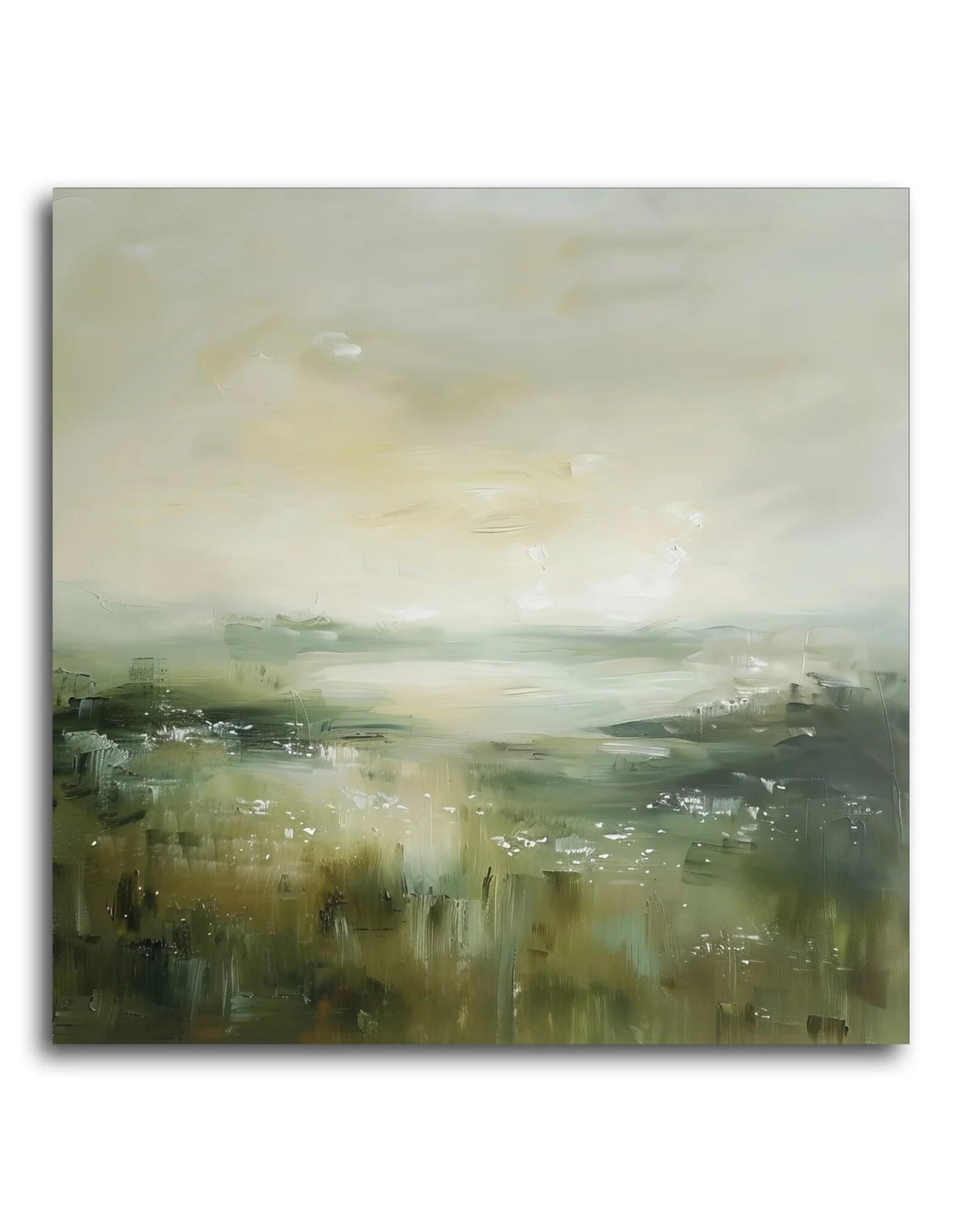 G11800 Lush II GALLERY WRAP 40x40" Mixed Media