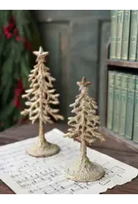 QC21116 7.5" Gilded Tiding Tree