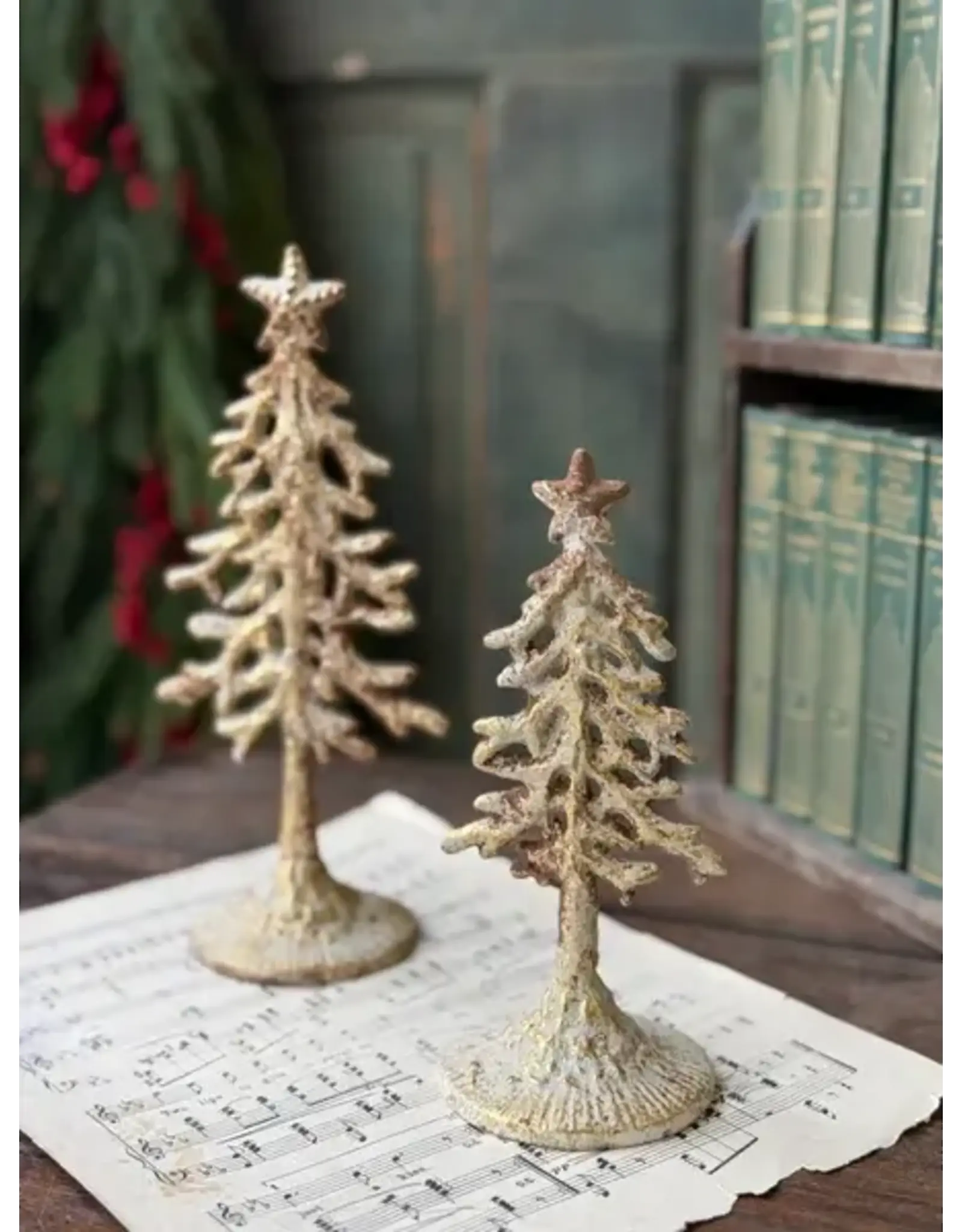 QC21116 7.5" Gilded Tiding Tree