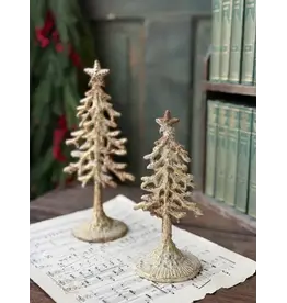 QC21116 7.5" Gilded Tiding Tree