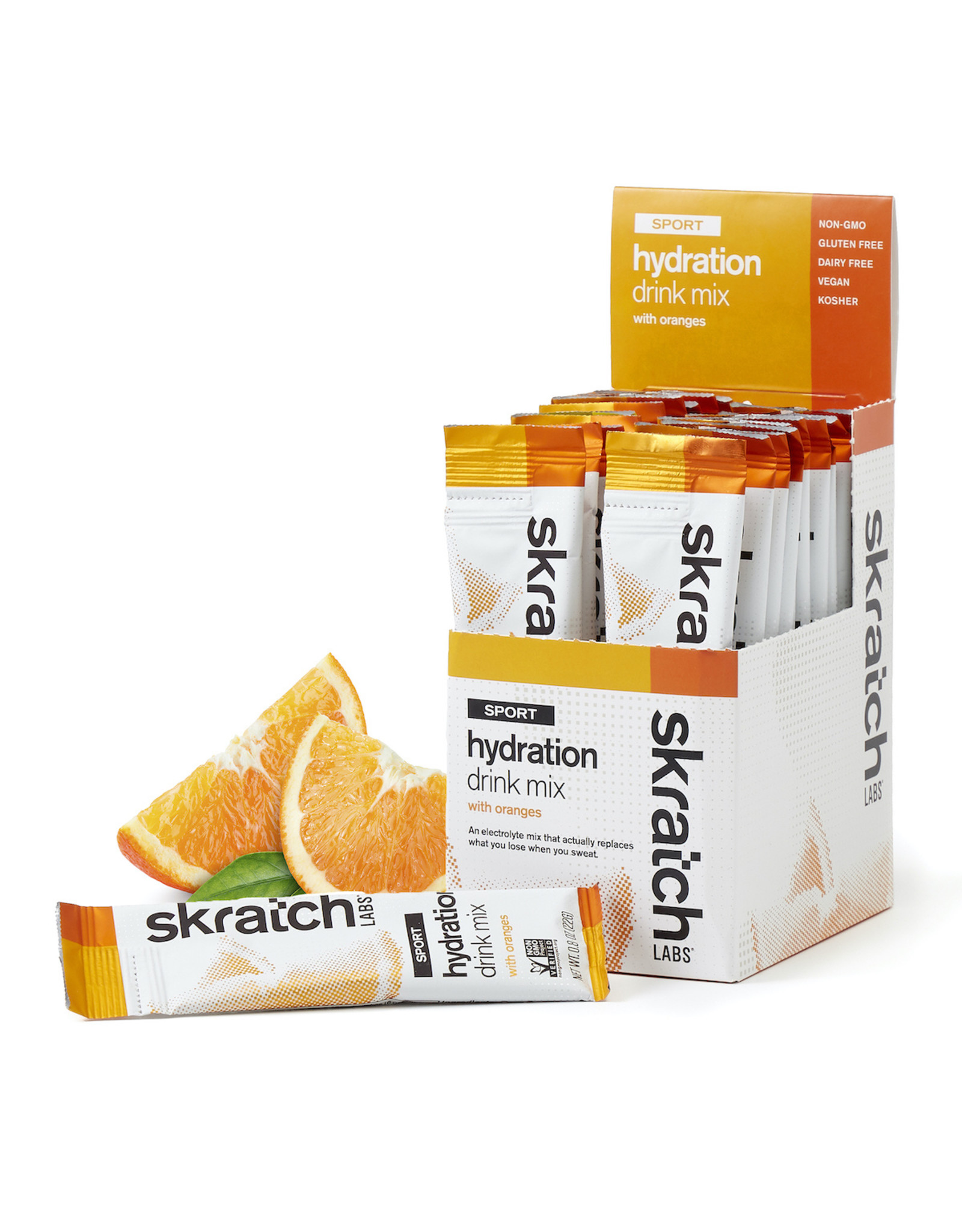 Skratch Labs Sport Hydration Drink Mix, Orange - 15.5 oz box