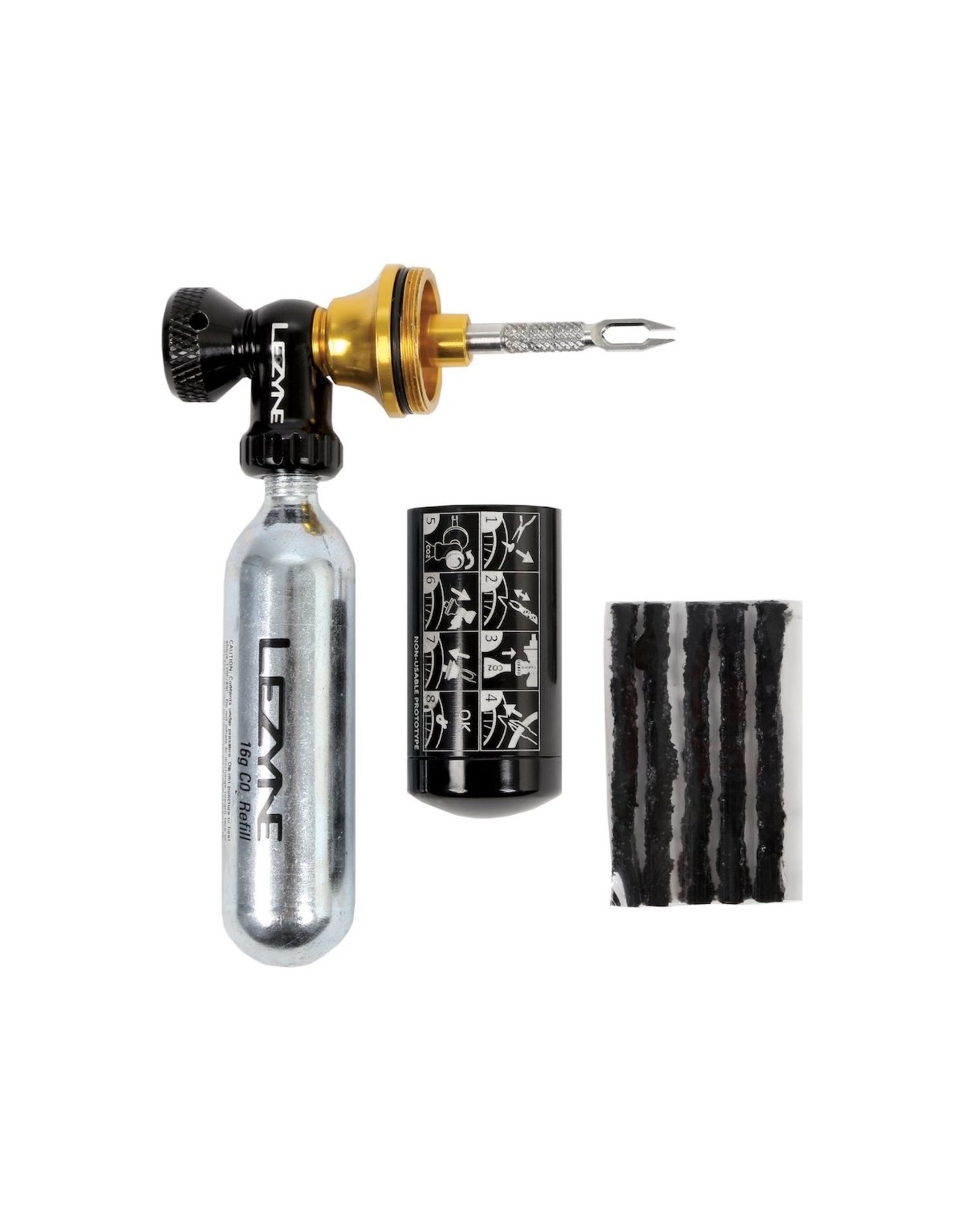 Lezyne Lezyne Tubeless CO2 Blaster Black/Gold