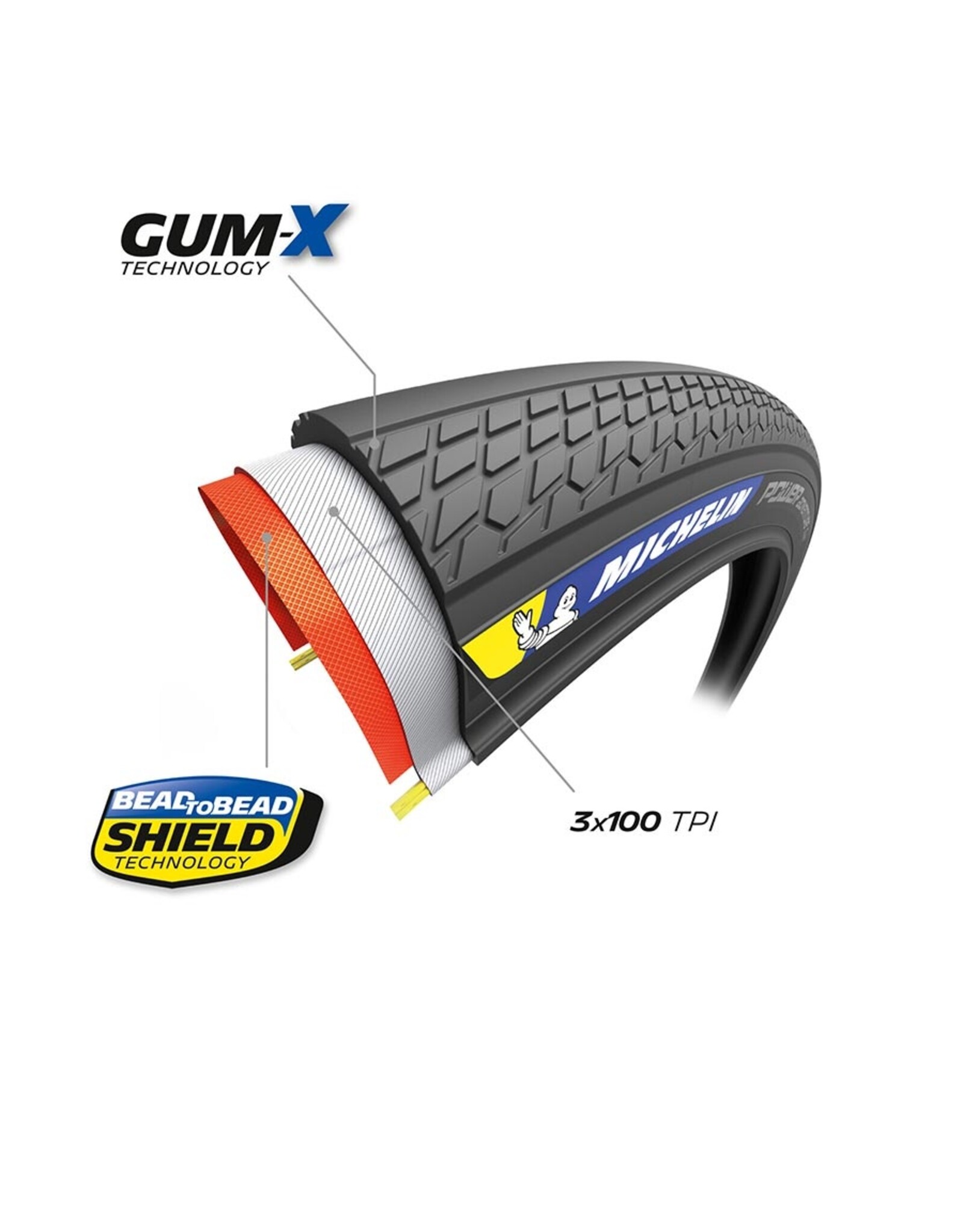 Michelin Michelin Power Adventure Classic TS TLR Tan