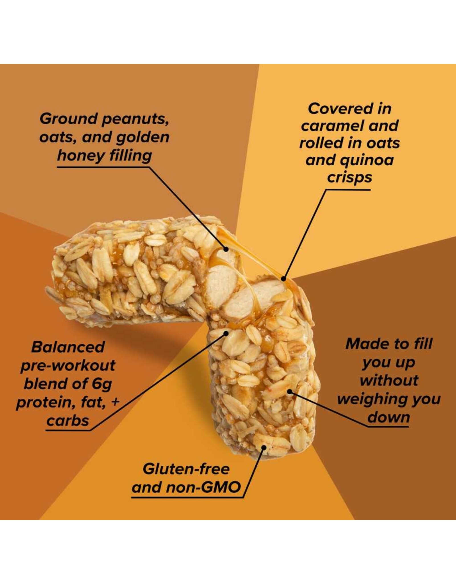 Honey Stinger Honey Stinger Oat and Honey Bar 12 Pack