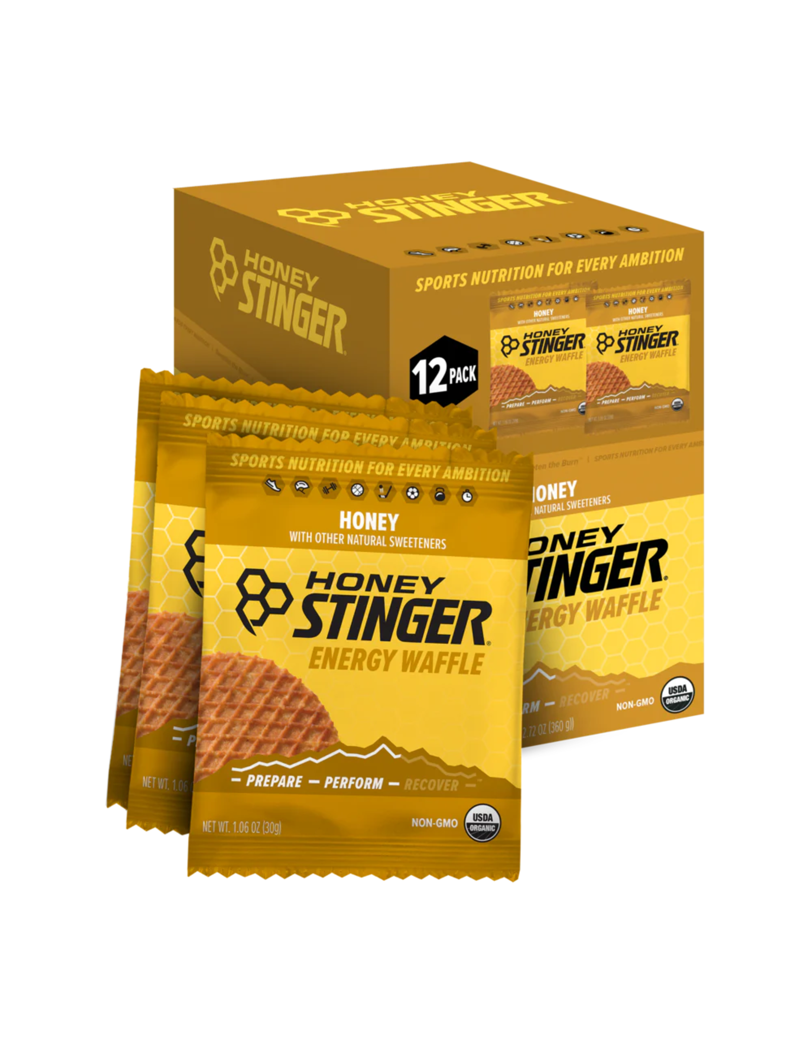 Honey Stinger Honey Stinger Organic Waffles 12 Pack