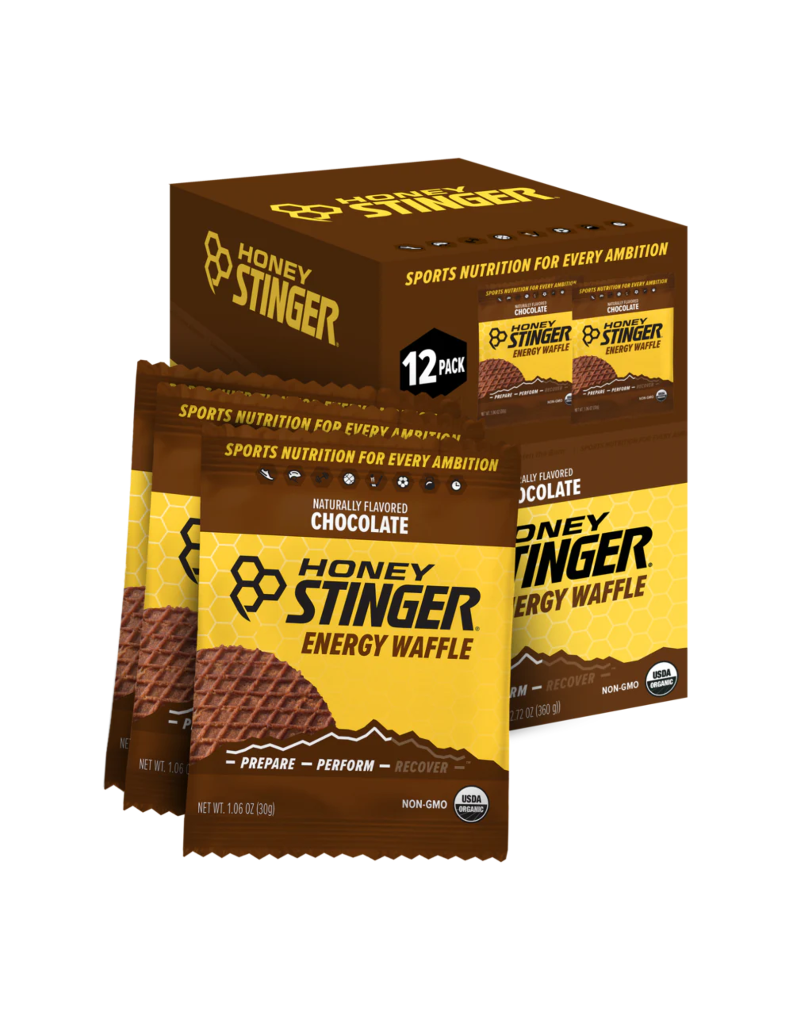 Honey Stinger Honey Stinger Organic Waffles 12 Pack