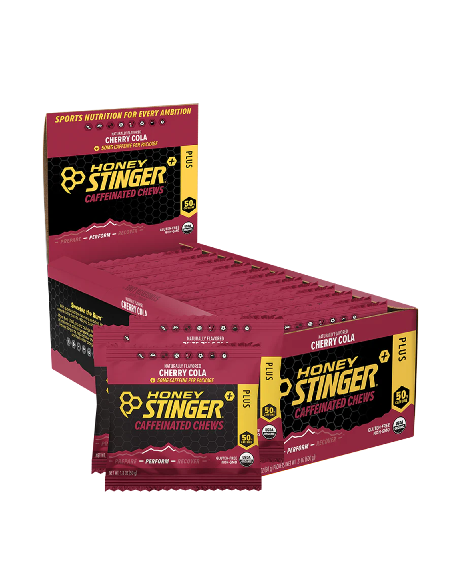 Honey Stinger Honey Stinger Caffeinated Energy Chews 12 Pack