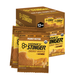 Honey Stinger Honey Stinger Peanut Butter Waffles 12 Pack