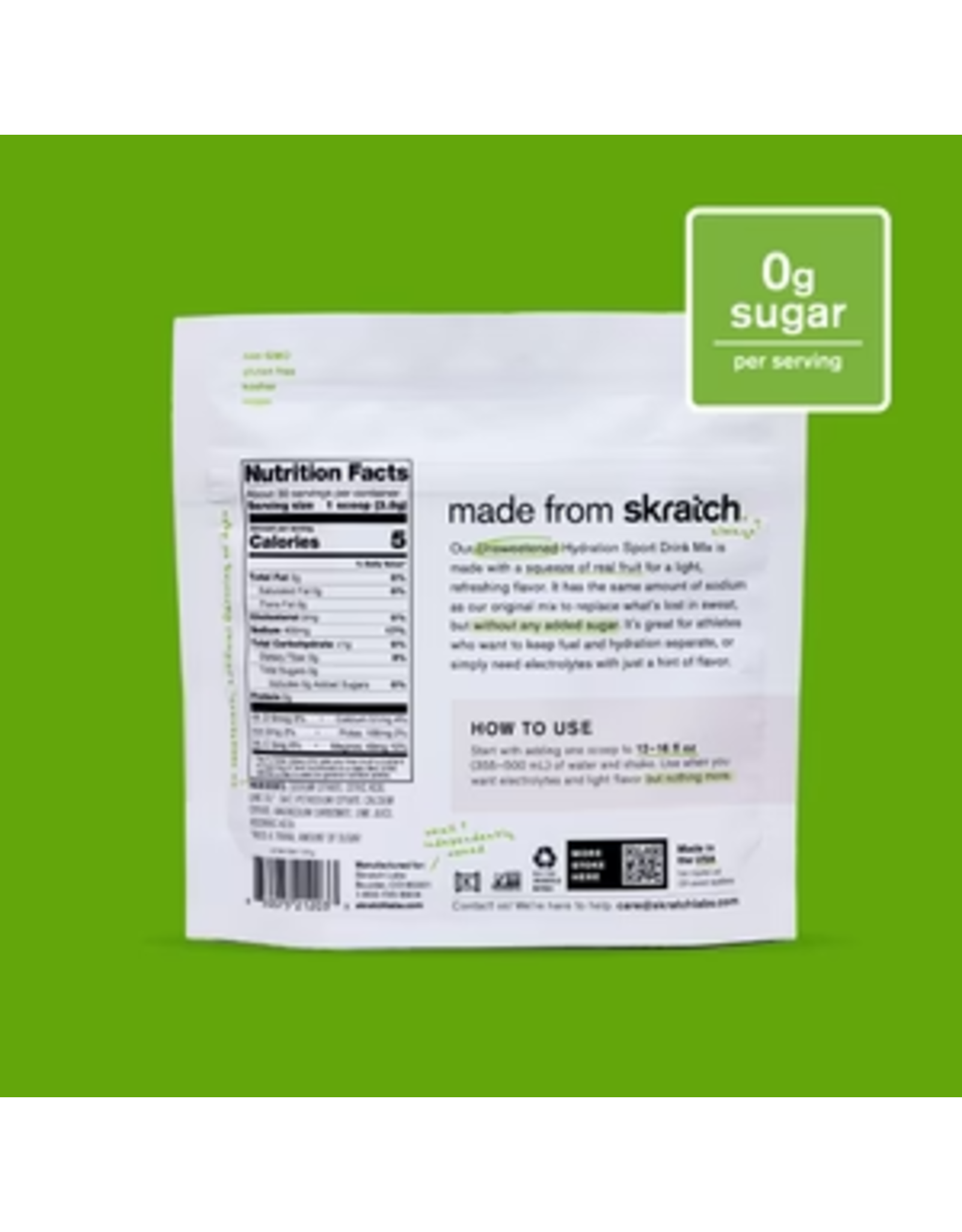 Skratch Labs Skratch Labs Unsweetened Hydration Sport Drink Mix
