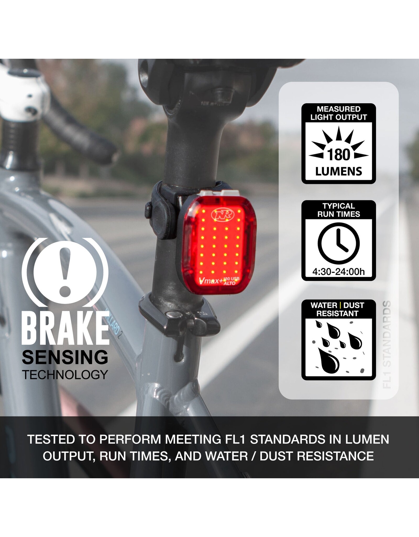 NiteRider NiteRider Vmax+ 180 ALTO