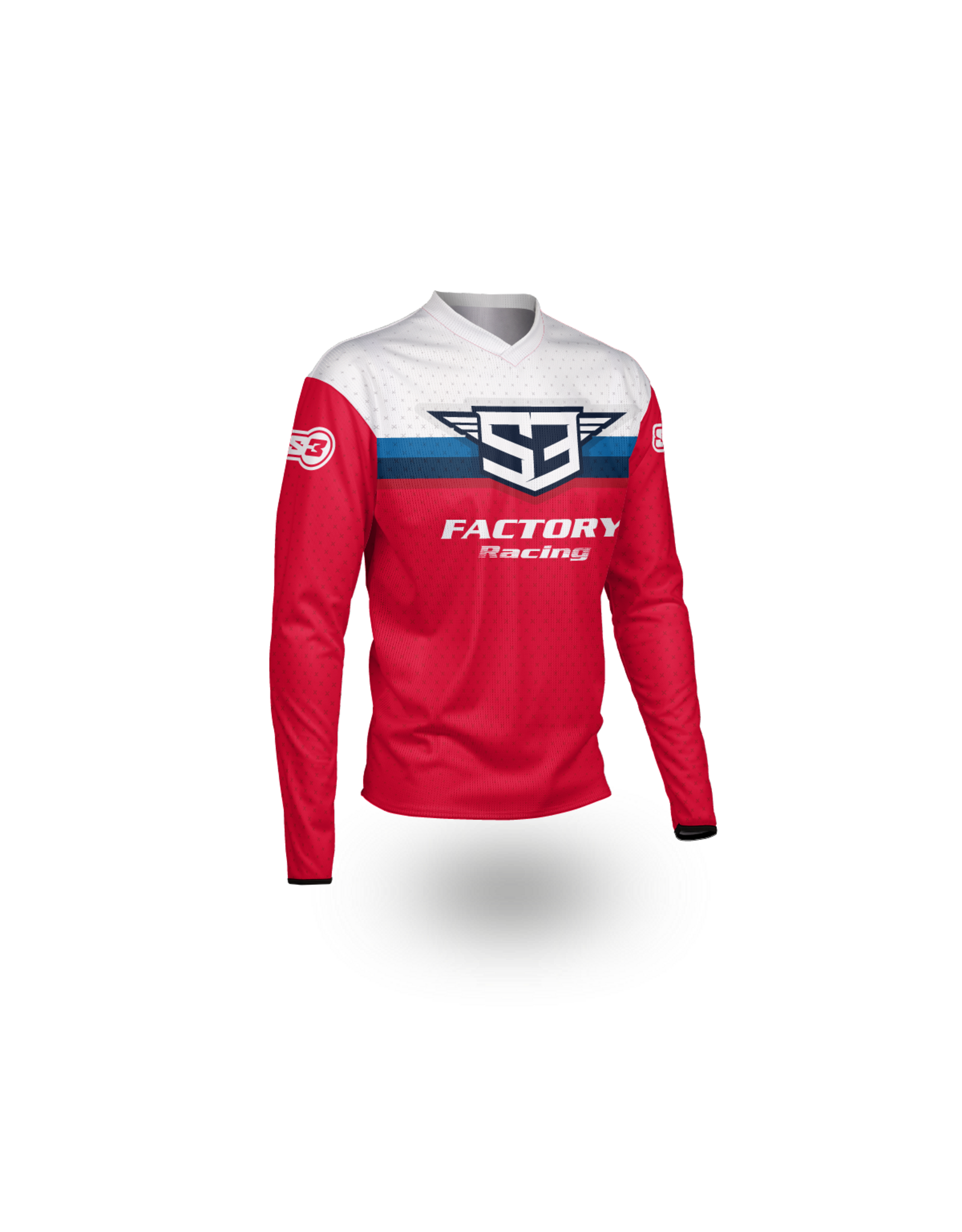 S3 Parts S3 Red Racing Trial Collection Jersey