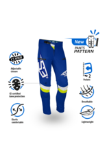 S3 Parts S3 Blue Racing Trial Collection Flex Pants
