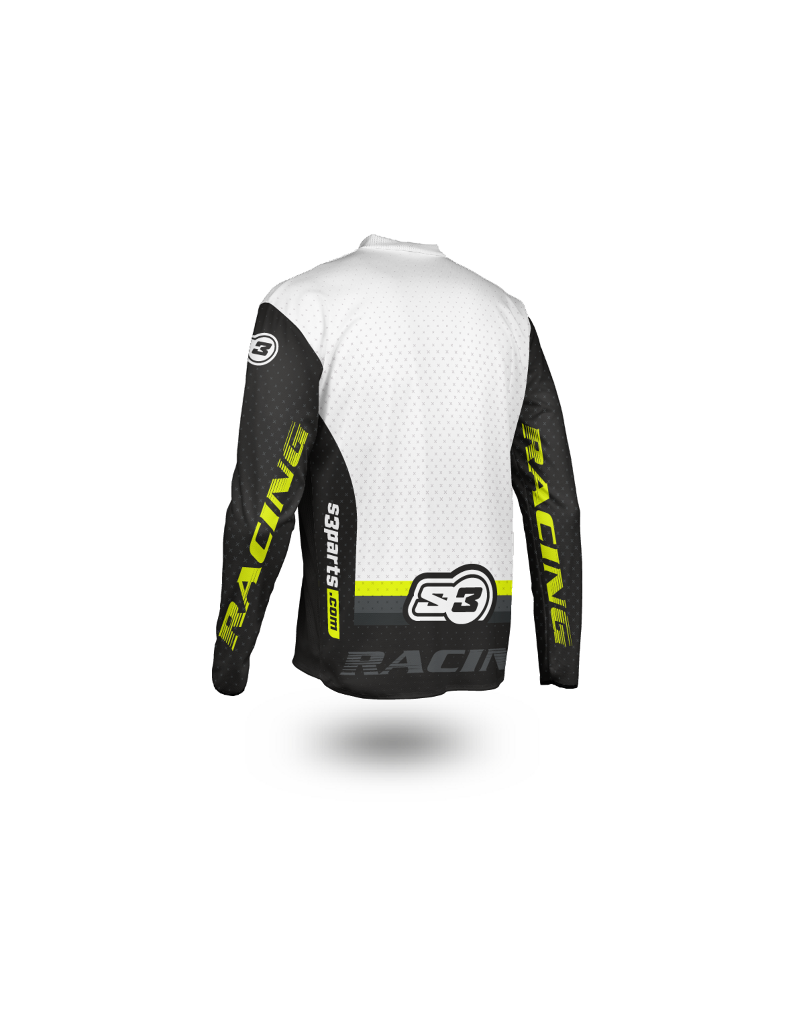 S3 Parts S3 Black-Fluor Racing Trial Collection Jersey