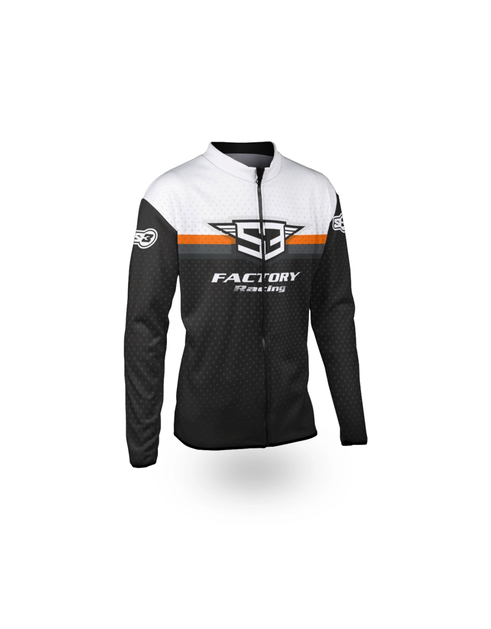 S3 Parts S3 Orange-Noir Racing Trial Collection Jacket