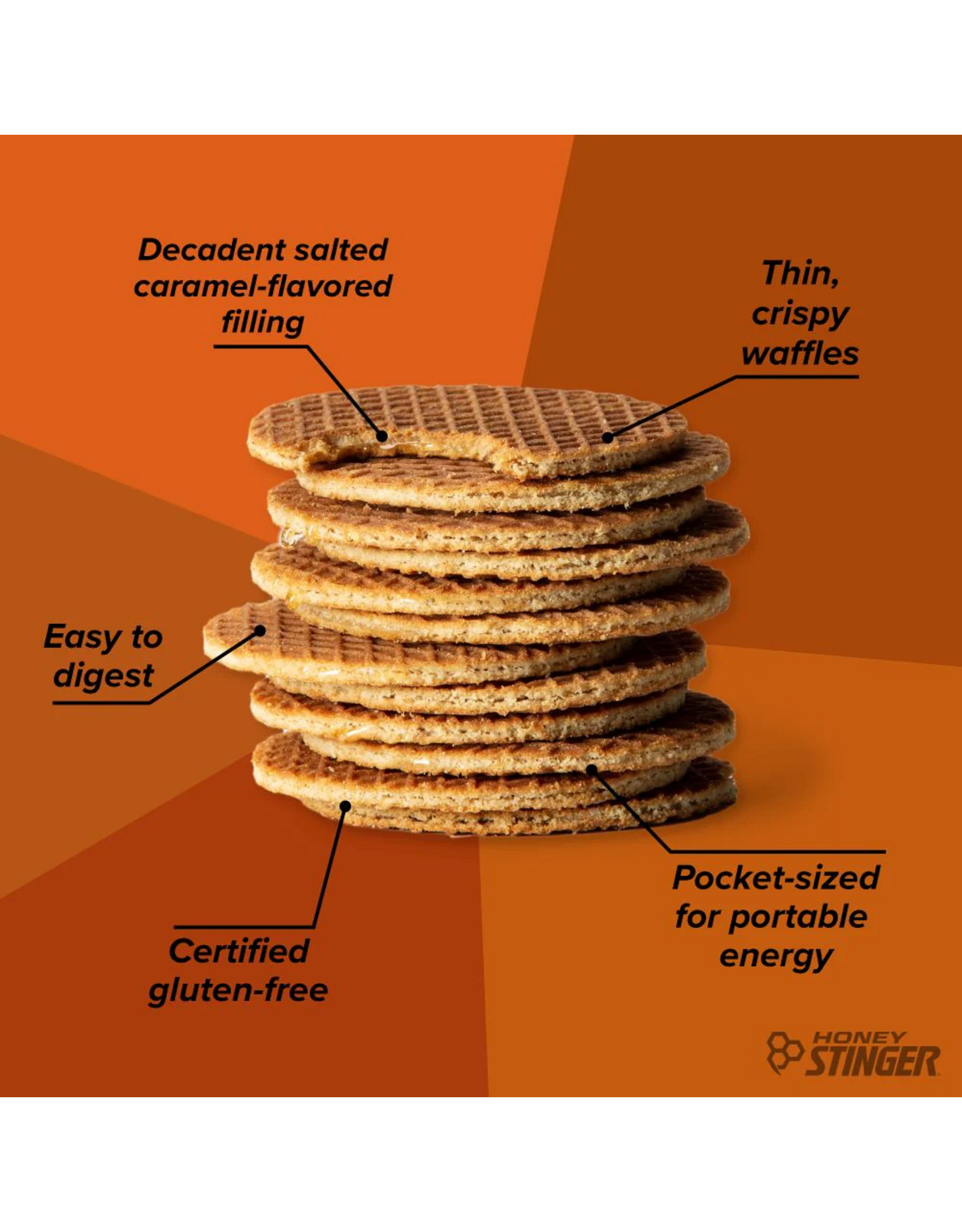Honey Stinger Honey Stinger Gluten Free Waffles 6 Pack