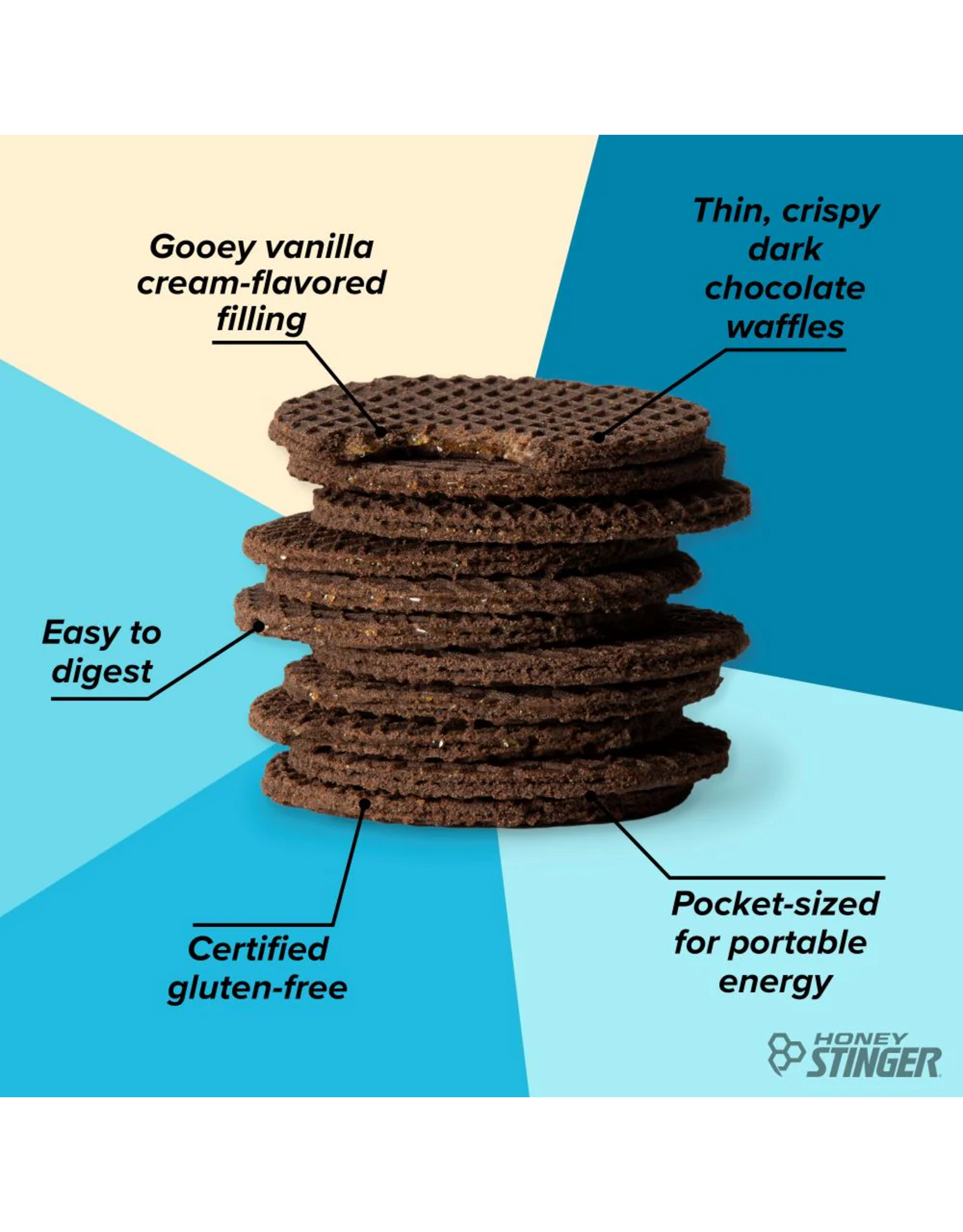 Honey Stinger Honey Stinger Gluten Free Waffles 6 Pack