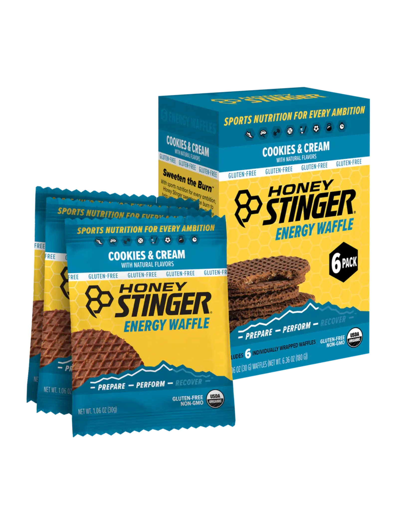 Honey Stinger Honey Stinger Gluten Free Waffles 6 Pack