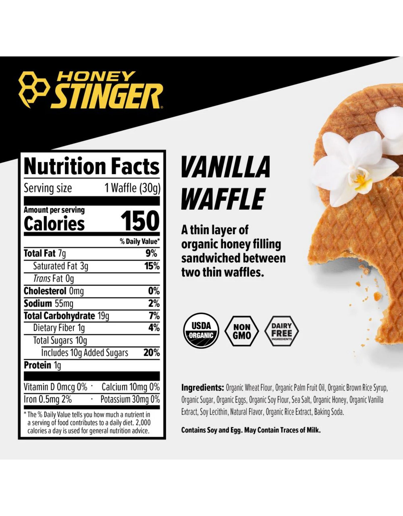 Honey Stinger Honey Stinger Organic Waffles 6 Pack
