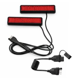 MotoTote MotoTote LED Lights USA Carrier Tail Light Kit for Dual Carriers