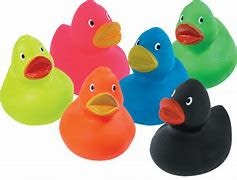 Schylling Rubber Duckies Multi Colors
