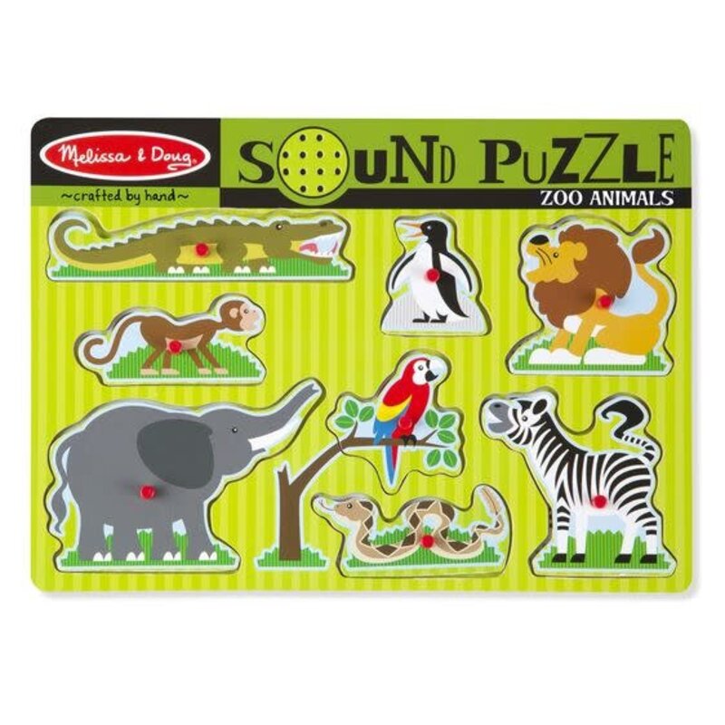 Melissa & Doug Zoo Animals sound puzzle