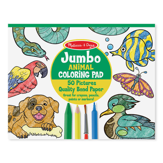 Melissa & Doug Jumbo Coloring Pad - Animal