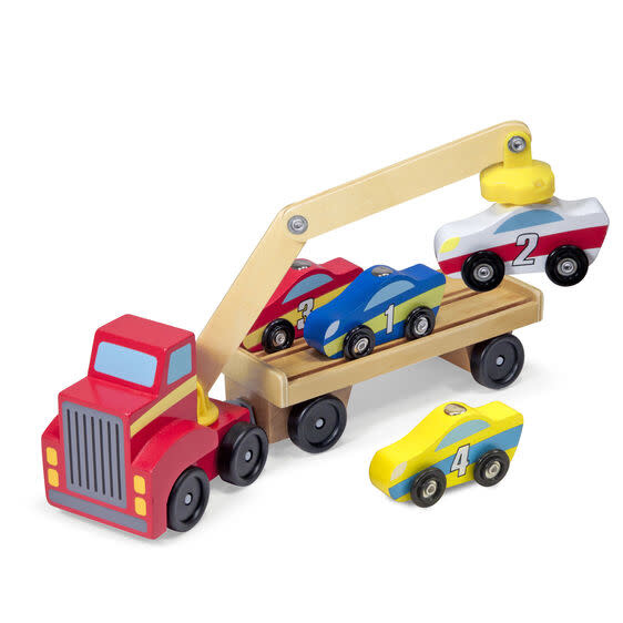 Melissa & Doug Magnetic Car Loader
