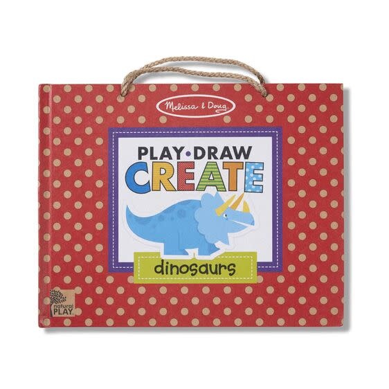 Melissa & Doug Play, Draw, Create - Dinosaurs