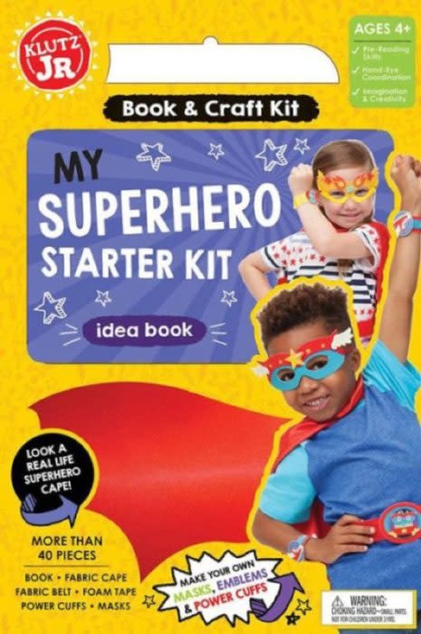 KLUTZ JR. MY SUPERHERO STARTER KIT - PLAYNOW! Toys and Games